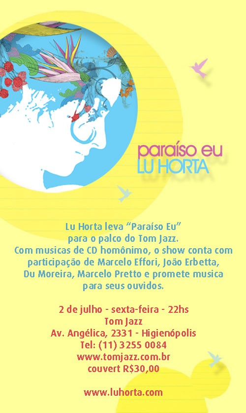 Lu Horta - Tom Jazz - 2 july 2010